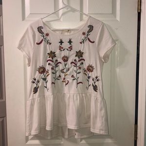 small floral blouse